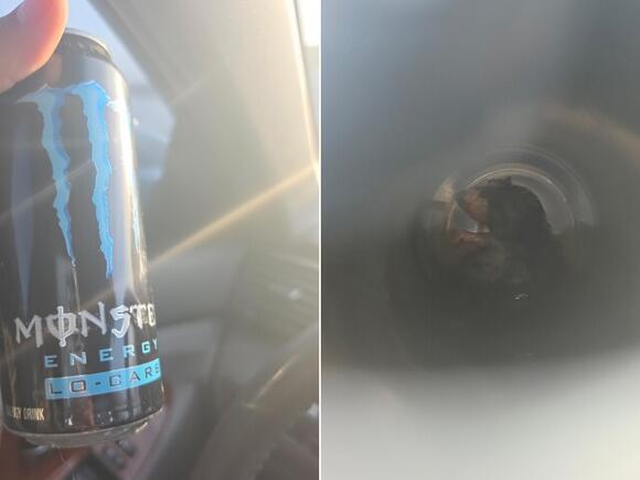 Norfolk sailor says he found a dead rat in his Monster Energy drink ...