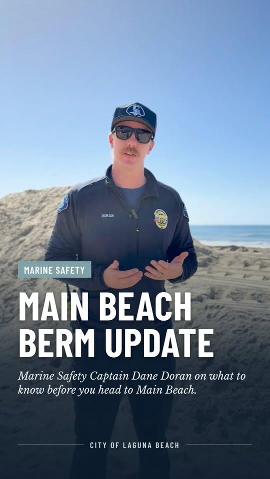 Sand berm remains in place at Main Beach - NewsBreak