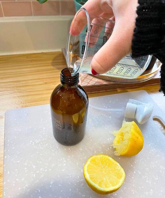 I tried lemon juice to remove stubborn limescale on my faucet it was