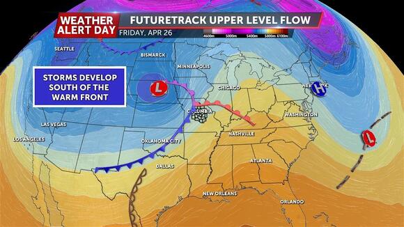 Weather Alert Day: Rounds of severe storms possible from Friday through ...