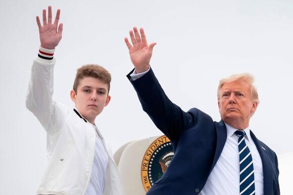 How tall is Barron Trump? Donald's son's staggering height compared to ...