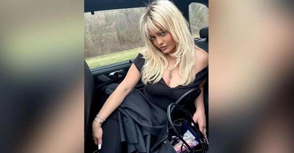 bebe rexha black dress Bebe Rexha in sleek black leather strapless gown
