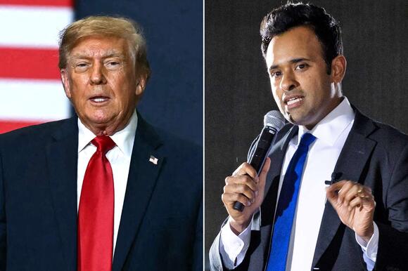 Trump Defends Vivek Ramaswamy's Controversial Attack Ad Against Amy Acton Featuring Her Estranged Mother