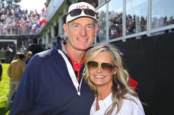 Scottie Scheffler brings up Jim Furyk's wife unprompted as he responds ...