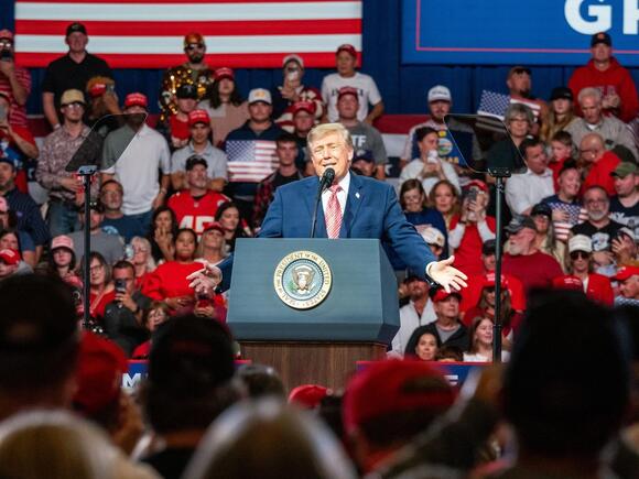 Trump set to campaign in tight US Senate contests in Iowa, Texas, Ohio, Michigan
