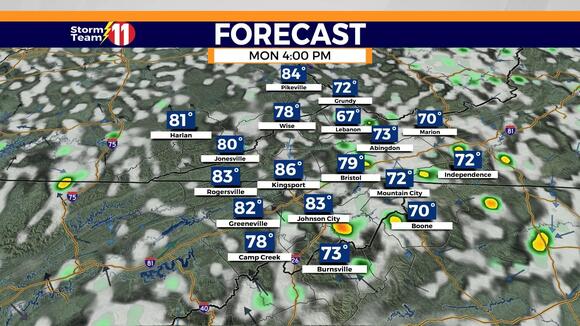 Partly cloudy skies and stray showers over the next few days - NewsBreak