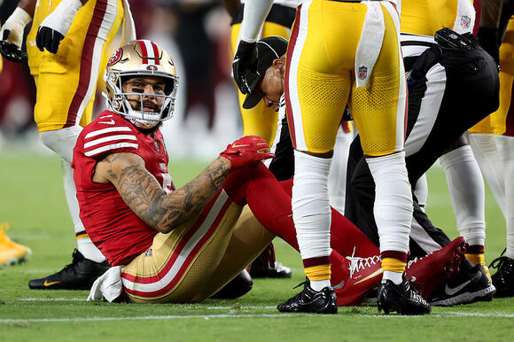 Should the 49ers trade for a receiver after Mike Evans’ Achilles injury?