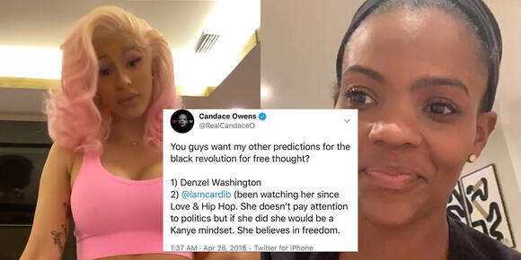 Candace Owens Calls Cardi B Illiterate After The Wap Rapper Interviewed Biden News Break