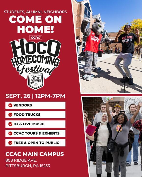 CCAC 60th Anniversary Homecoming Festival Set for Sept. 26 - NewsBreak