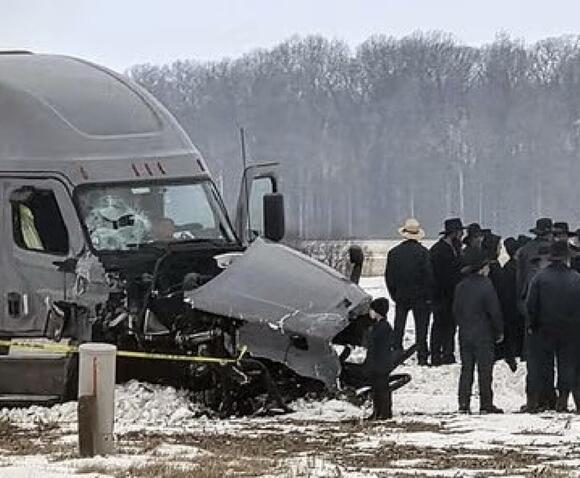 ICE says truck driver in Indiana crash that killed four was issued a ...