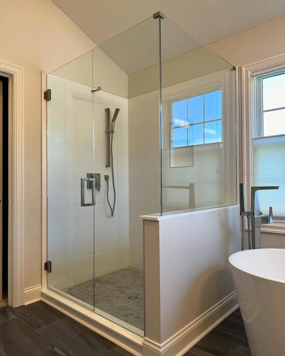 15 Pony Wall Shower Ideas for 2026 That Replace Full Enclosures With ...