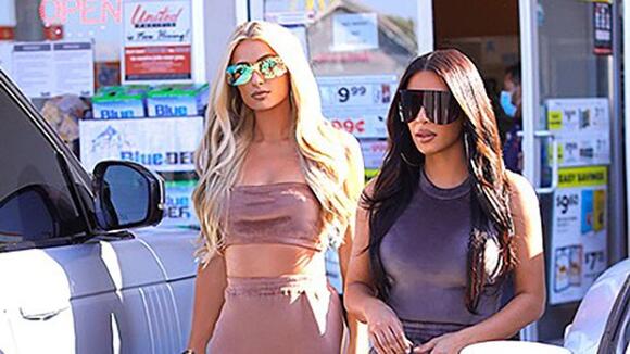 Kim Kardashian and Paris Hilton Bring Back Velour Tracksuits