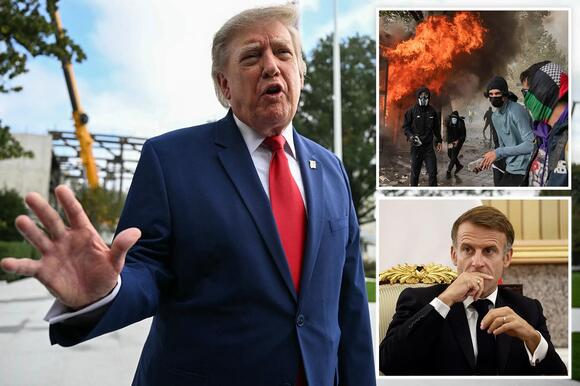 Trump urges France to ‘close the borders’ after weekend of rioting: ‘The migrants have taken over’