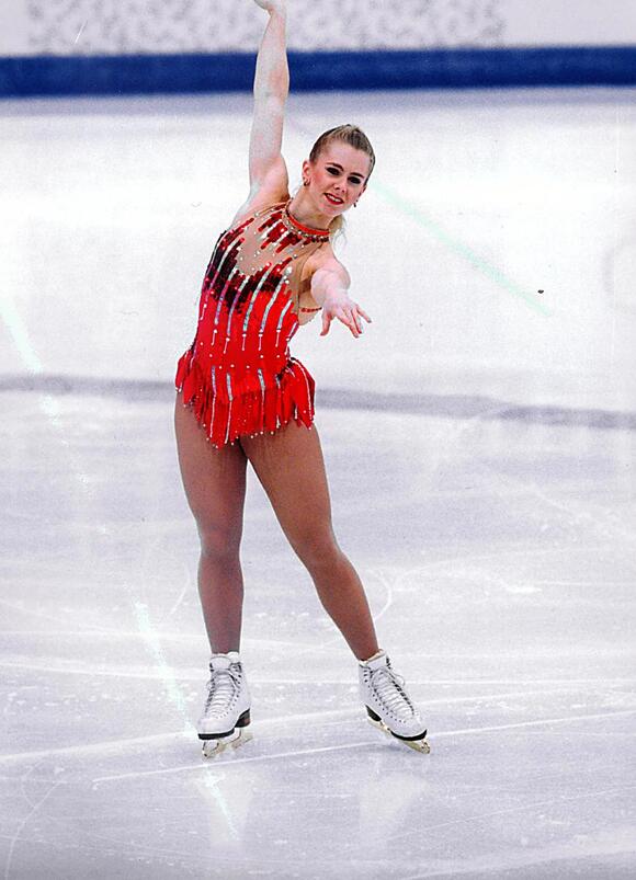 Tonya Harding’s skating costume after infamous Nancy Kerrigan attack