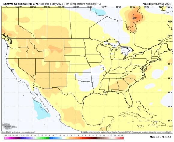 Here's the 2024 June-August summer weather outlook for Minnesota