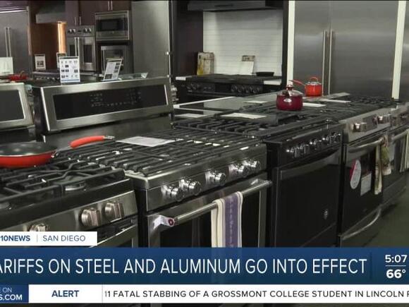 New tariffs on steel and aluminum could impact housing and appliance ...