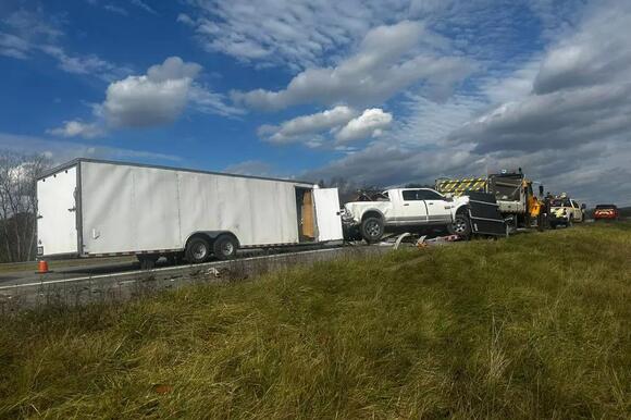 Massive Accident Shuts Down Road in Orange County - NewsBreak