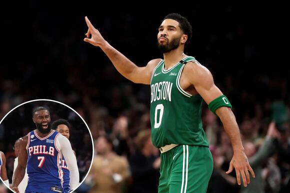 Jayson Tatum claims ‘there's no beef’ with Jaylen Brown after trade: ‘Ain't no f -- king Shaq and Kobe’