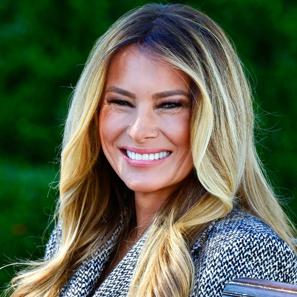 Melania Trump Stuns In A Tweed Skirt Suit At White House Event As Claims She Brokered Russia-Ukraine Ceasefire Spark Skepticism: ‘Nobody Is Buying This’