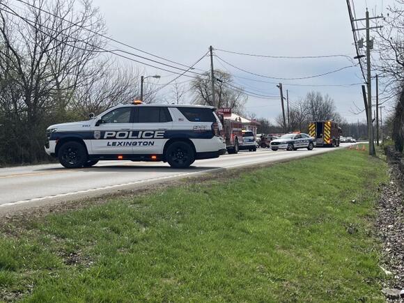 Traffic backed up on Georgetown Road as Lexington police respond to ...