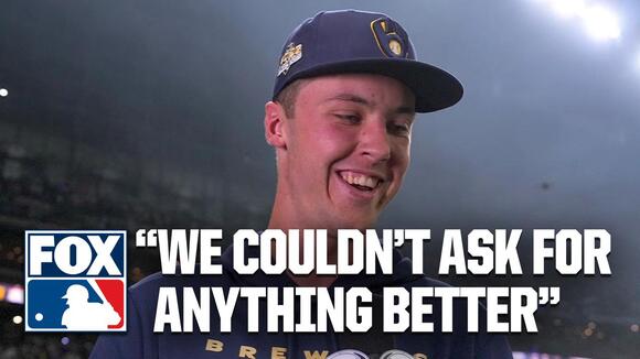 Jacob Misiorowski reacts to first World Series win, WILD ending to Game 1 of Brewers vs Rays