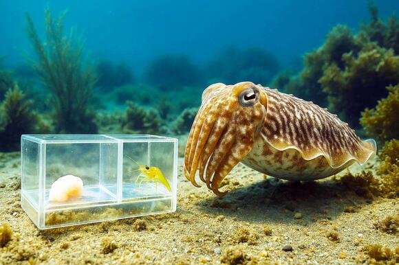 Cuttlefish easily pass a test designed for kids, startling scientists ...