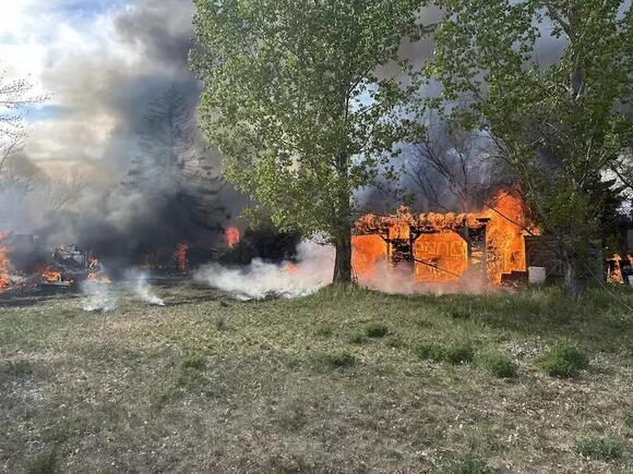 Evacuation order issued for RV park as massive fire burns multiple ...