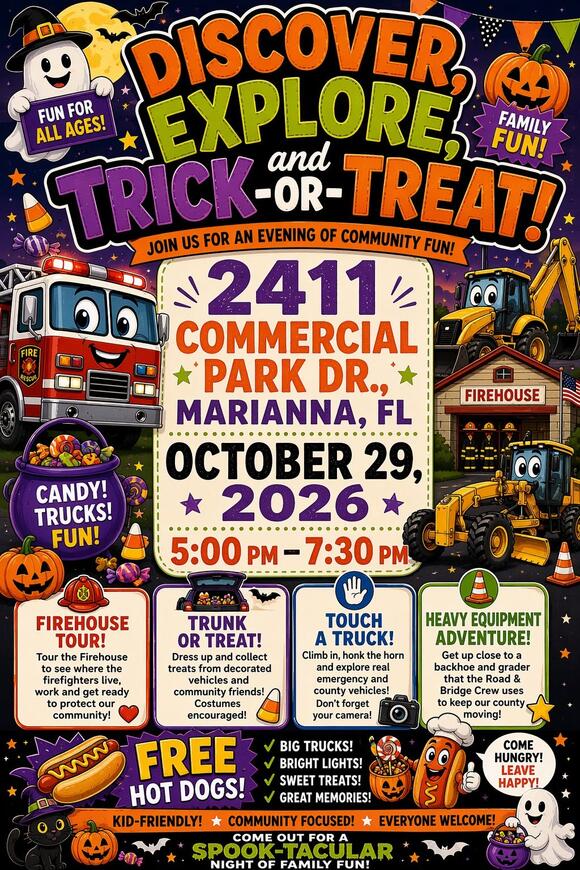 Trunk or Treat at Marianna Fire Station Oct. 29 - NewsBreak