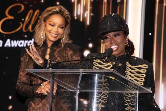 Legend To Legend: Janet Jackson Presents Missy Elliott With Icon Award ...