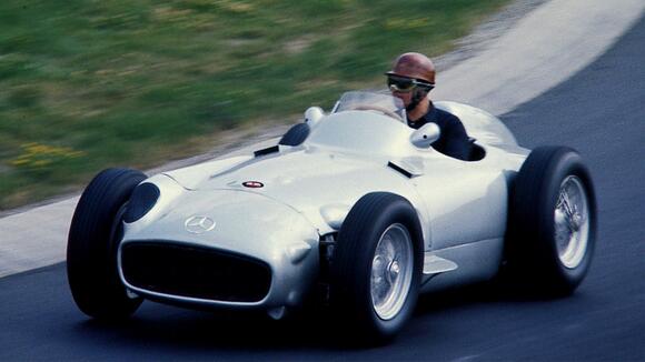 Mercedes’ W196 streamliner won on debut at the 1954 French Grand Prix ...