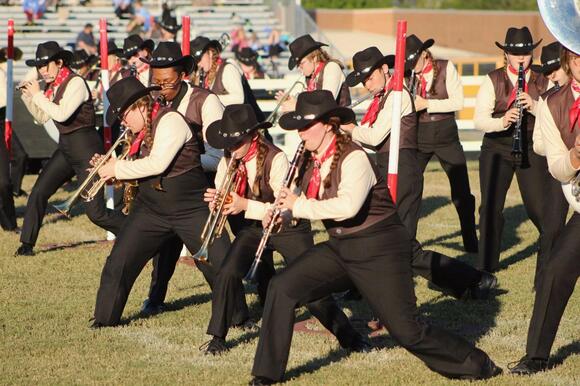 School bands strut, spin, play for awards - NewsBreak