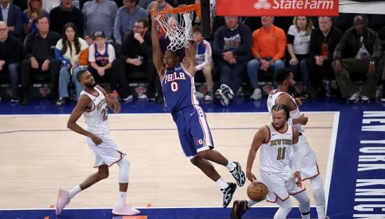Sixers Spoil Knicks’ Banner Celebration In LeBron James And Jaylen Brown's Debut