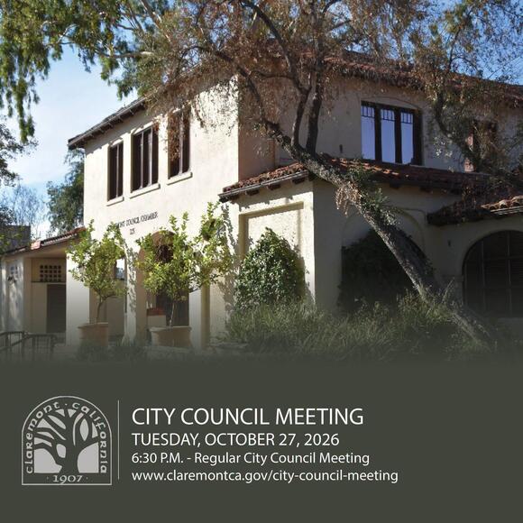 Claremont City Council Meeting on Oct. 27 - NewsBreak