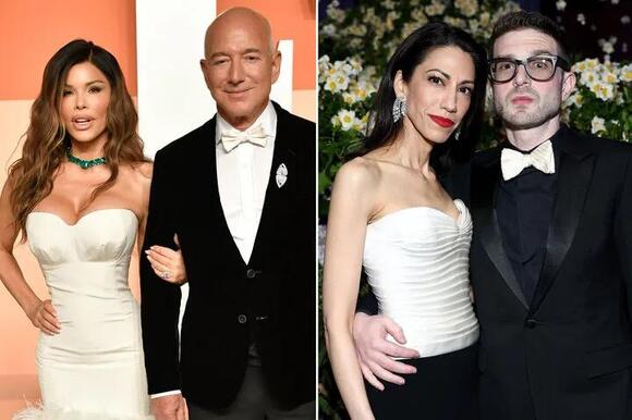 Helicopters, protests and the Clooney connection: Everything to know about Jeff  Bezos & Lauren Sánchez's and Huma Abedin & Alex Soros' mega summer weddings  - NewsBreak