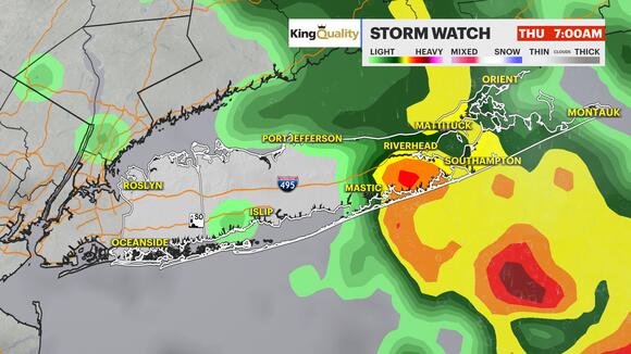 STORM WATCH: Showers and storms arrive overnight into Thursday