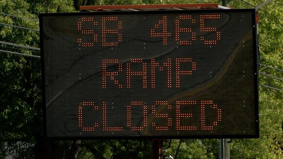 INDOT temporarily closing I-465 on-ramps through September for road work
