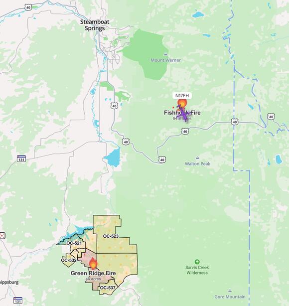 Another hot day expected at Fishhook, Green Ridge fires near Steamboat ...