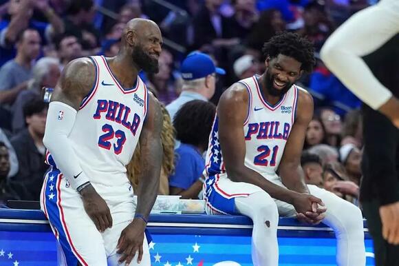 Joel Embiid breaks down where LeBron James is biggest upgrade on Paul George for the 76ers