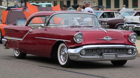 Oldsmobile’s $83 J-2 option fed the 1957 Rocket 371 through three ...