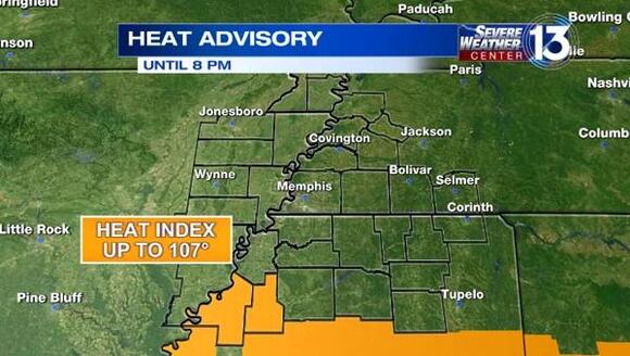 Isolated to scattered showers, thunderstorms moving into Mid-South ...
