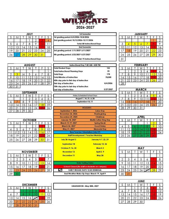 Onalaska ISD releases 2026-2027 school calendar - NewsBreak
