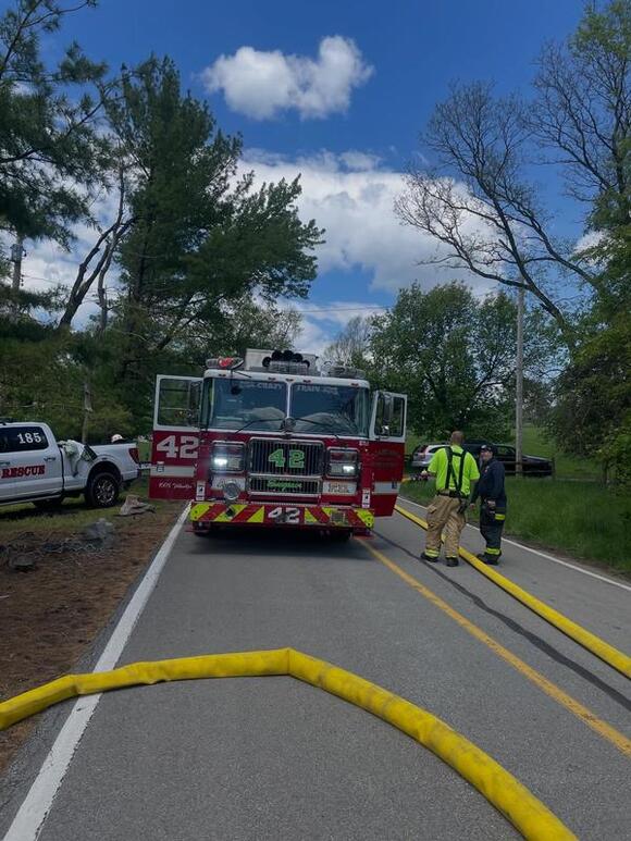 🔥 Fire crews respond to shed fire in Pine Township - NewsBreak