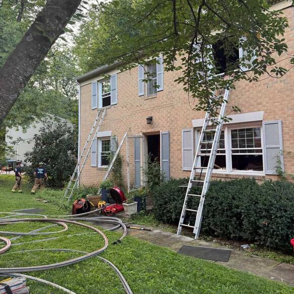 Occupant Fighting For Life After Flames Tear Through Fairfax County ...