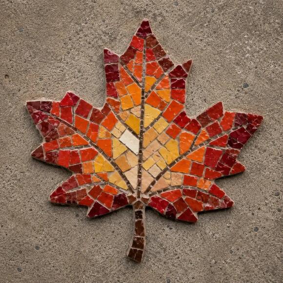 📅 Beginner stained glass mosaic leaf workshop – Aug 1 - NewsBreak