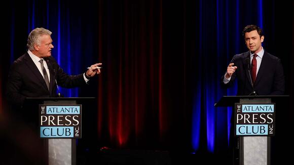Ossoff leads Collins while Jackson, Bottoms nearly tied in Georgia: Poll
