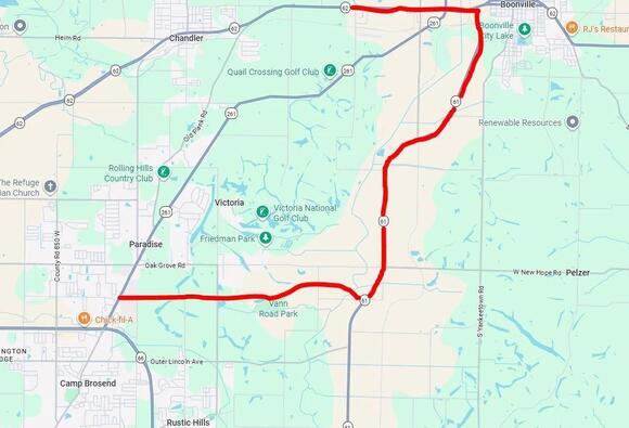 Road Closure Planned for State Road 261 in Warrick County - NewsBreak