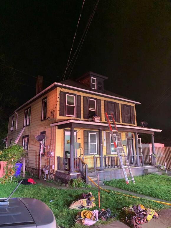Firefighters Rescue Victim From Second Floor Of Burning Hagerstown ...