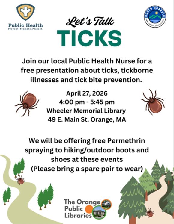📅 Free Tick Safety Talk & Boot Spraying – Apr 27 - NewsBreak