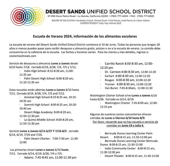 DSUSD serving summer meals to students - NewsBreak