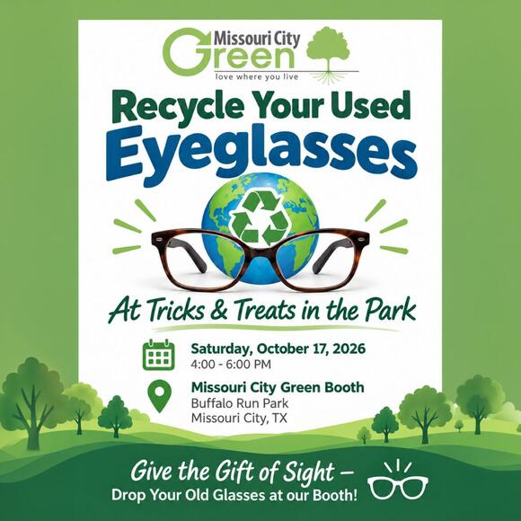 📅 Recycle used eyeglasses at Buffalo Run Park Oct. 17 - NewsBreak
